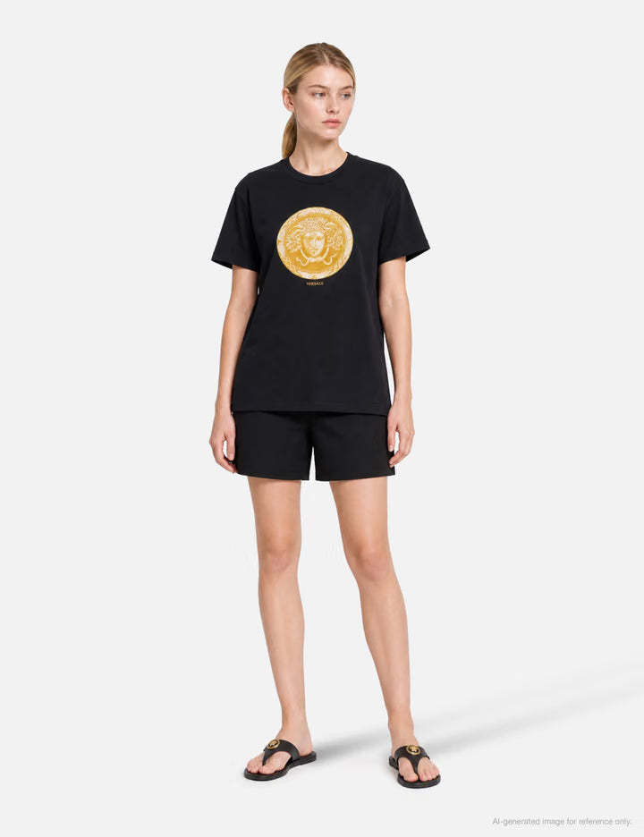 Printed Cotton-Jersey Slim T-Shirt