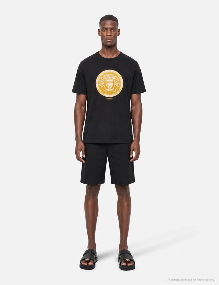 Printed Cotton-Jersey Slim T-Shirt