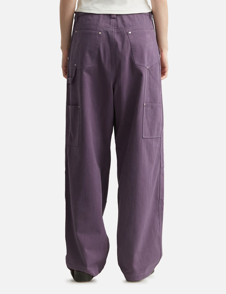 Purple Cargo Pants
