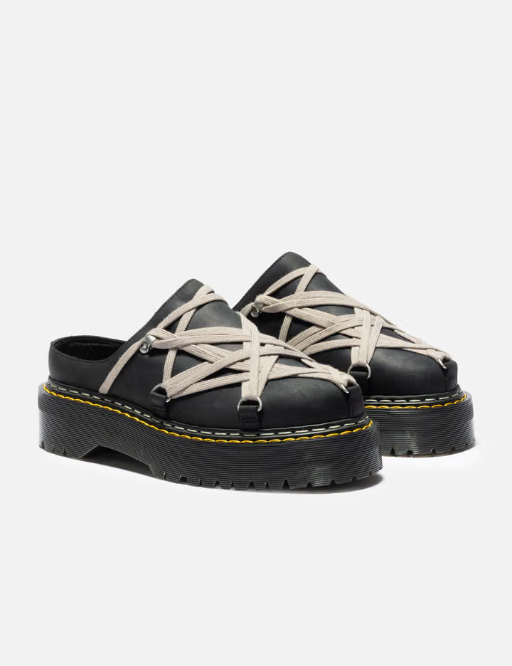 Dr. Martens X Rick Owens Quad Sole Megalace® Mule
