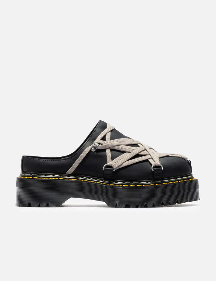 Dr. Martens X Rick Owens Quad Sole Megalace® Mule