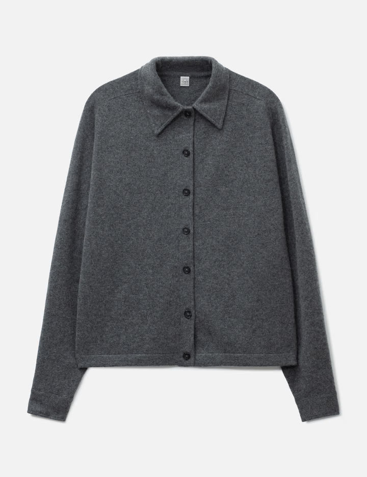 Raglan-Sleeve Cashmere Shirt