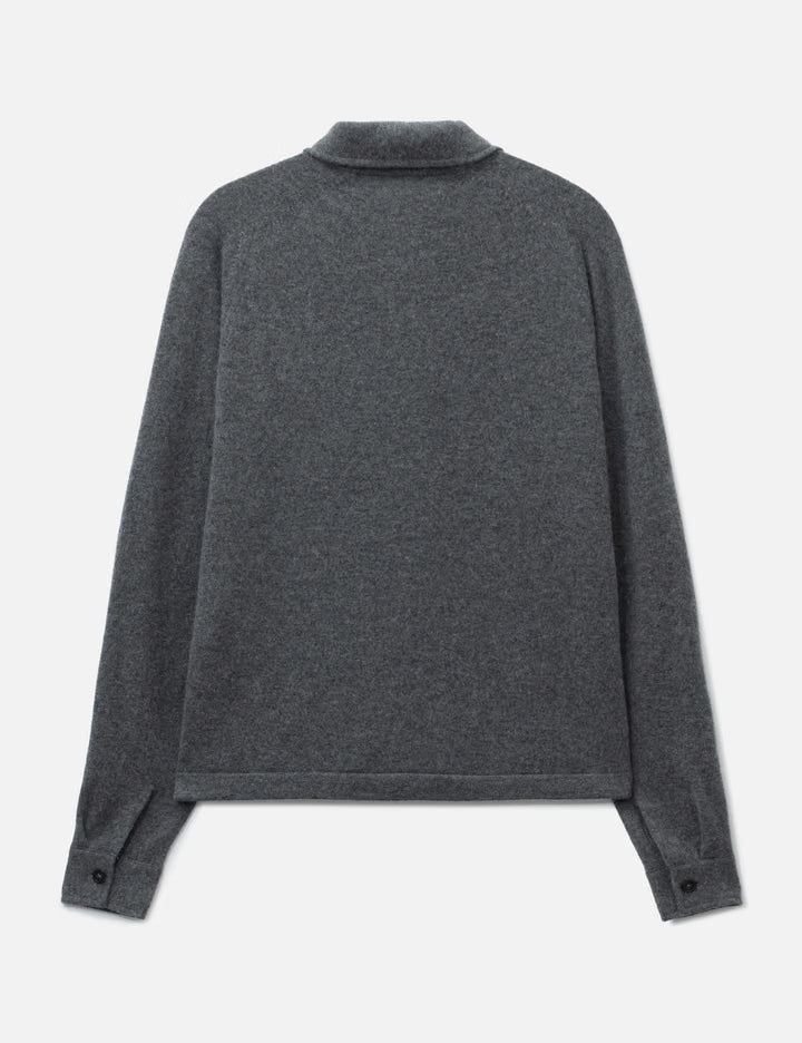Raglan-Sleeve Cashmere Shirt