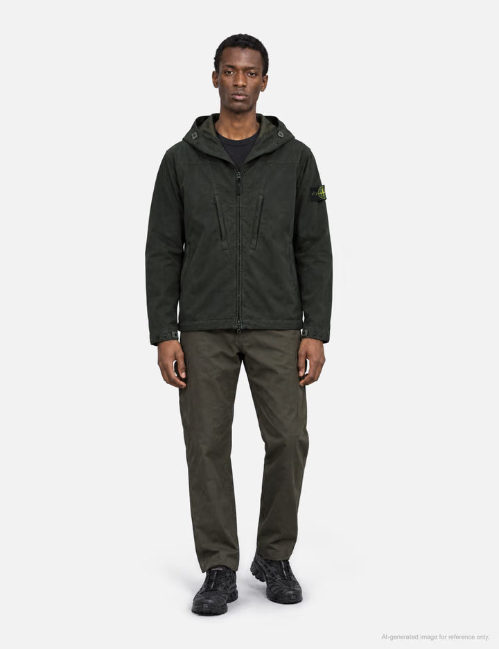 Raso Gommato Hooded Jacket