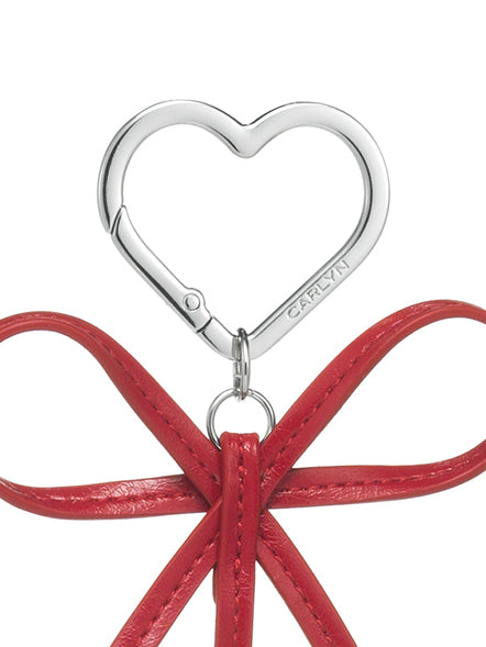 HEART & RIBBON CHARM