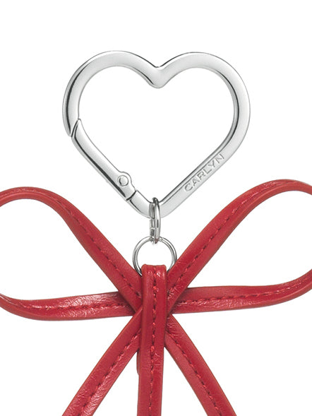 HEART & RIBBON CHARM