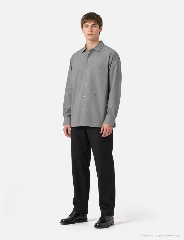 Regular Collar Striped Wind Shirt