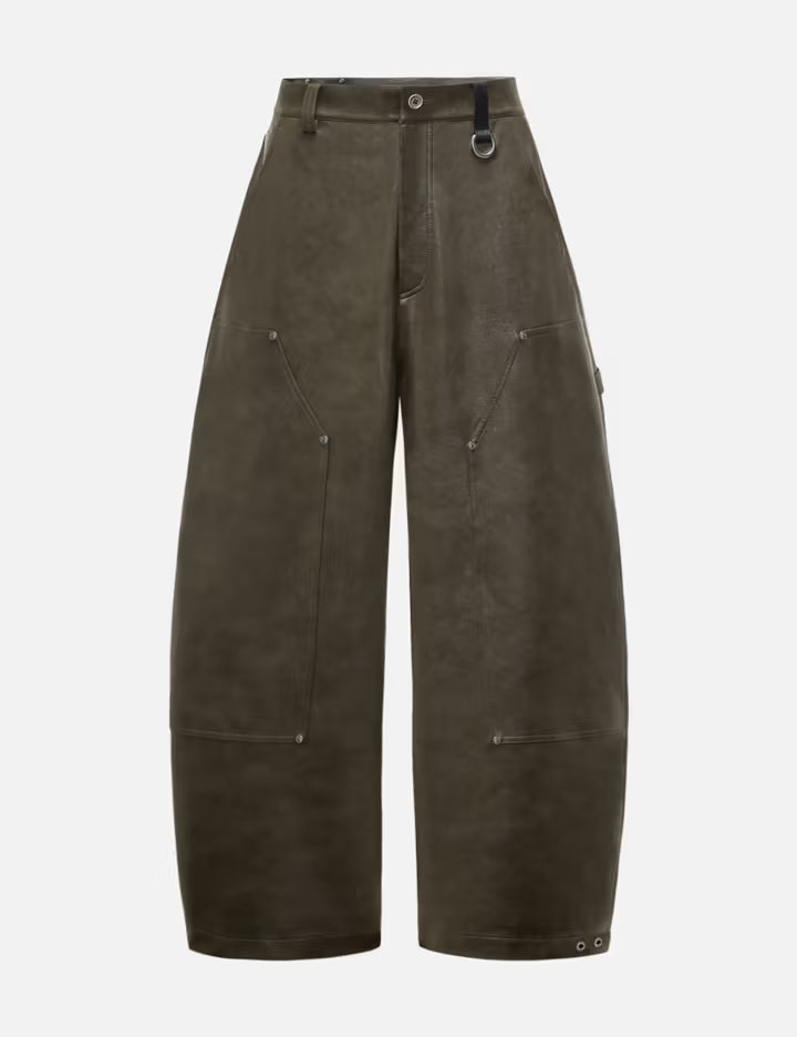 Reset Faux Leather Wide-Leg Trousers