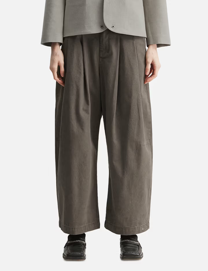 Reset Washed Wide-Leg Trousers