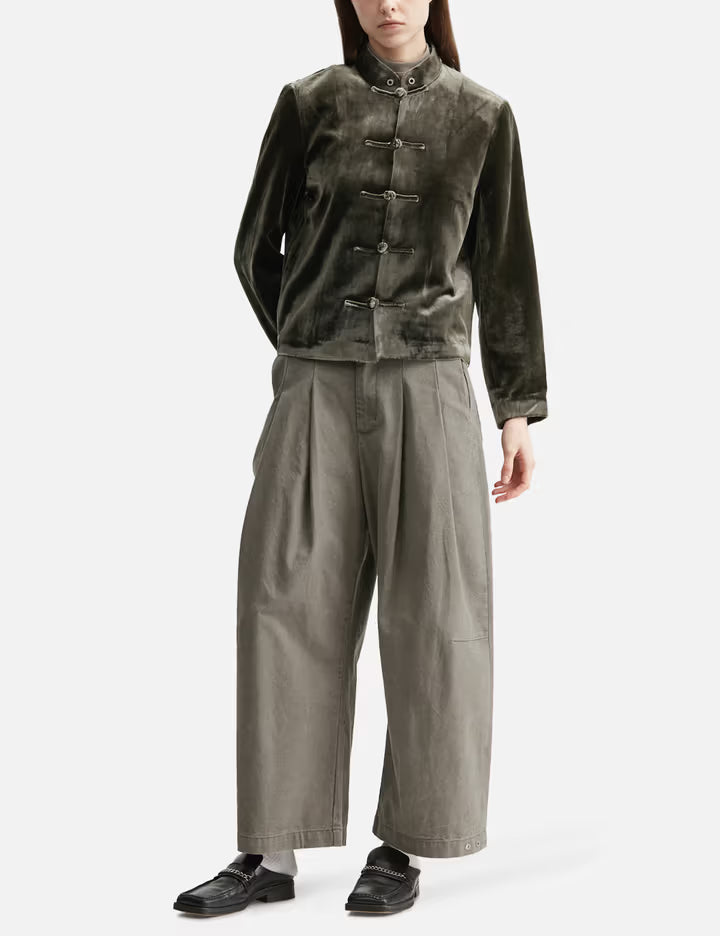 Reset Velvet Stand-Collar Jacket