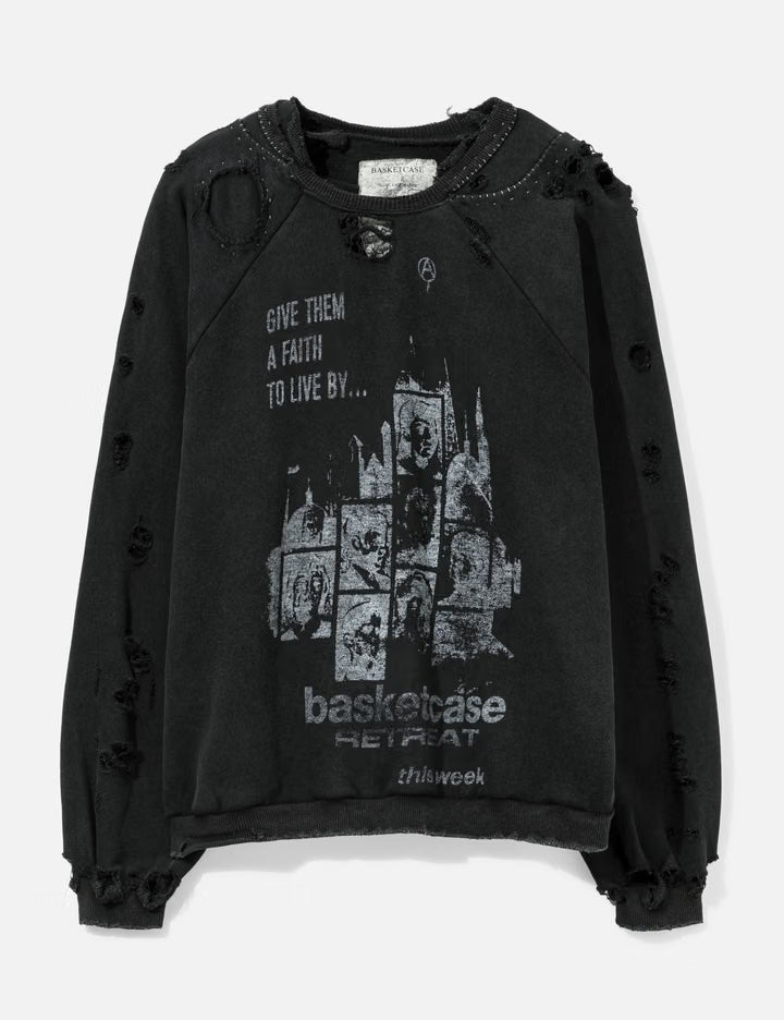 Retreat Repaired Crewneck