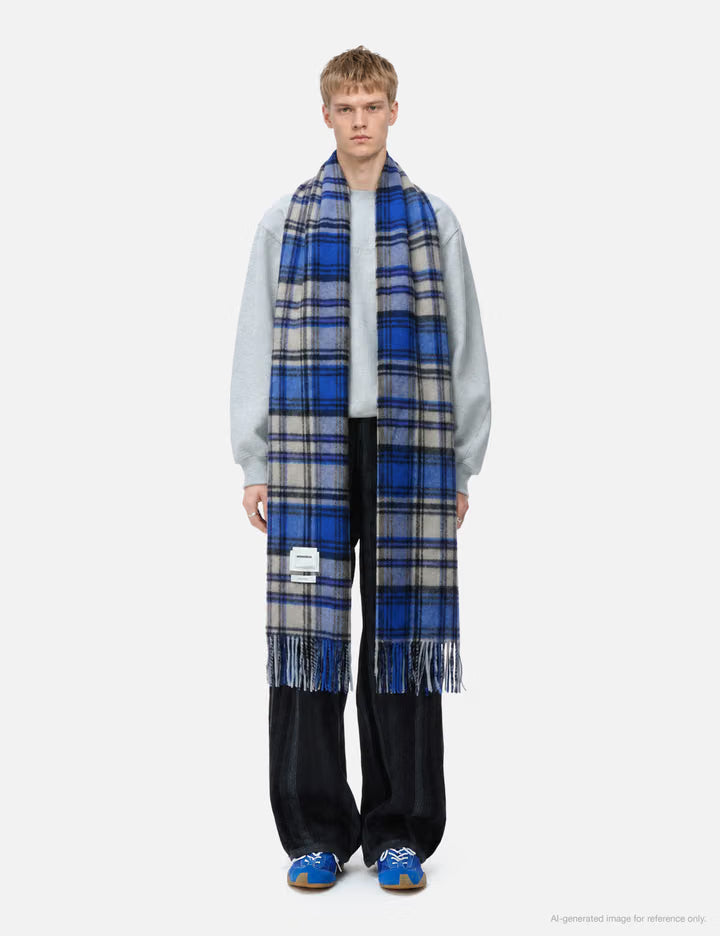 Revint Plaid Muffler