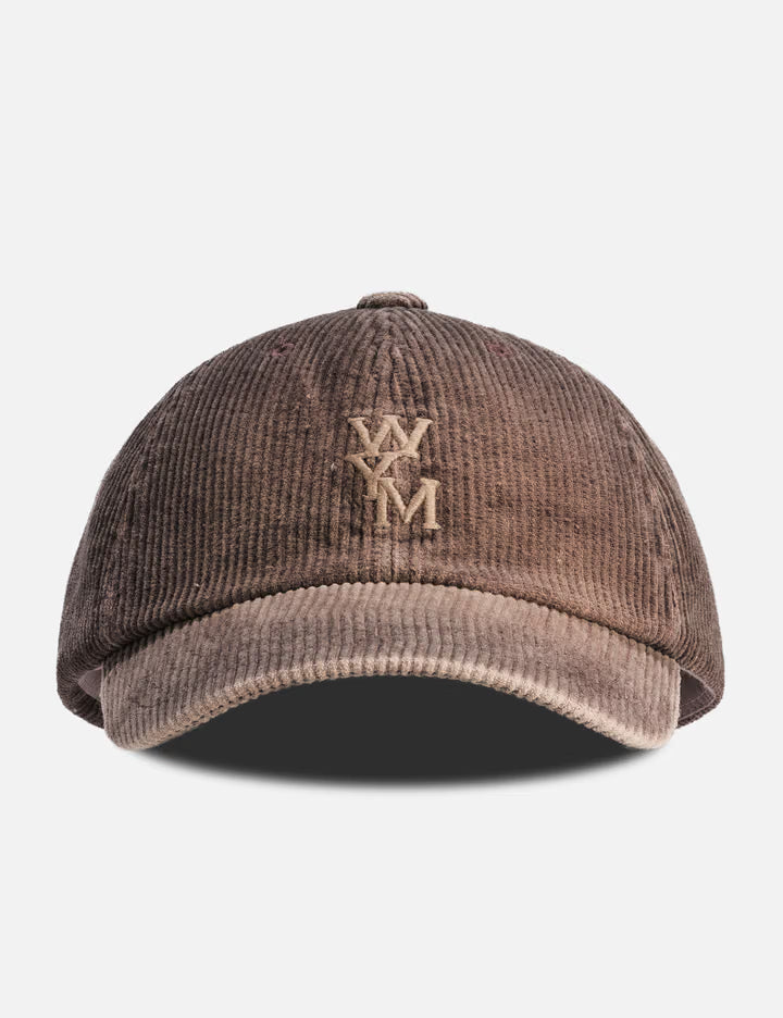 Ribbed Denim Logo Ball Cap