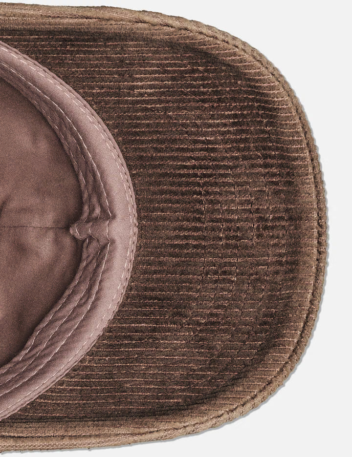 Ribbed Denim Logo Ball Cap