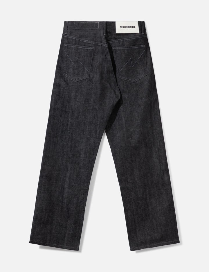 Rigid Denim Full Cut Pants