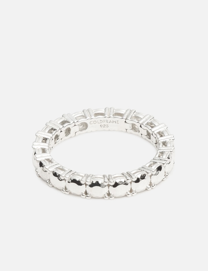 Silver Diamond Tennis Ring