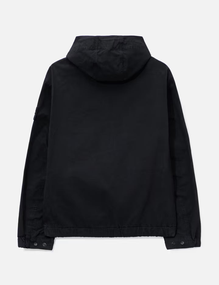 Ripstop Zip-Up Hooded Shirt