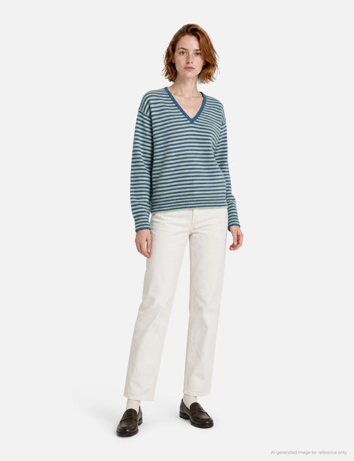 Risca Knit In Fade Blue