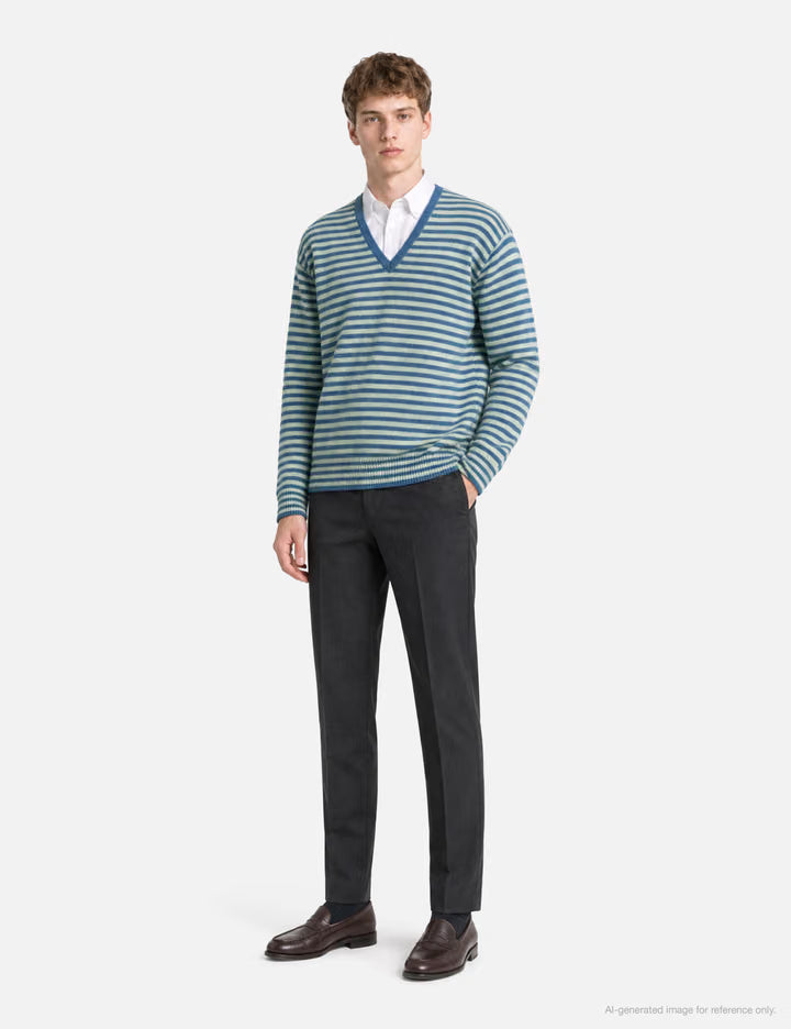 Risca Knit In Fade Blue
