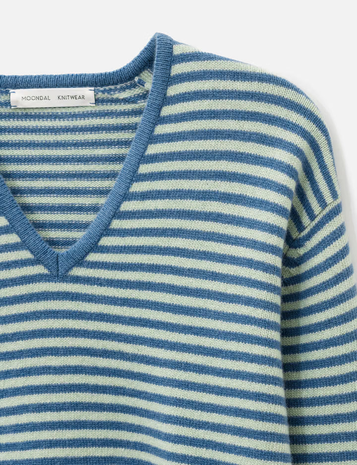 Risca Knit In Fade Blue