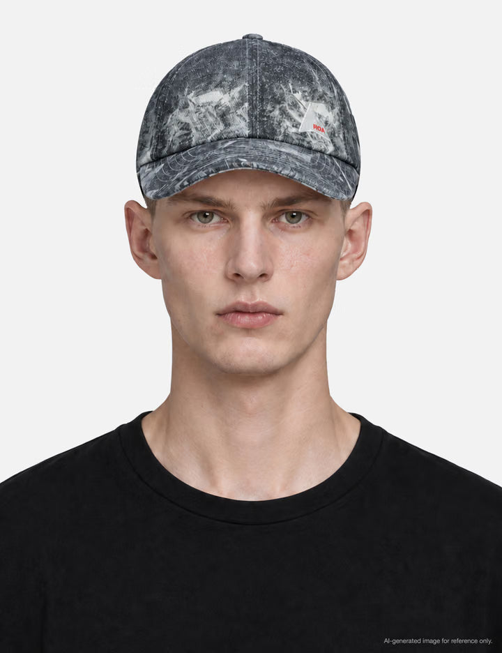 ROA X Wrangler Denim 6 Panel Cap Washed Pattern
