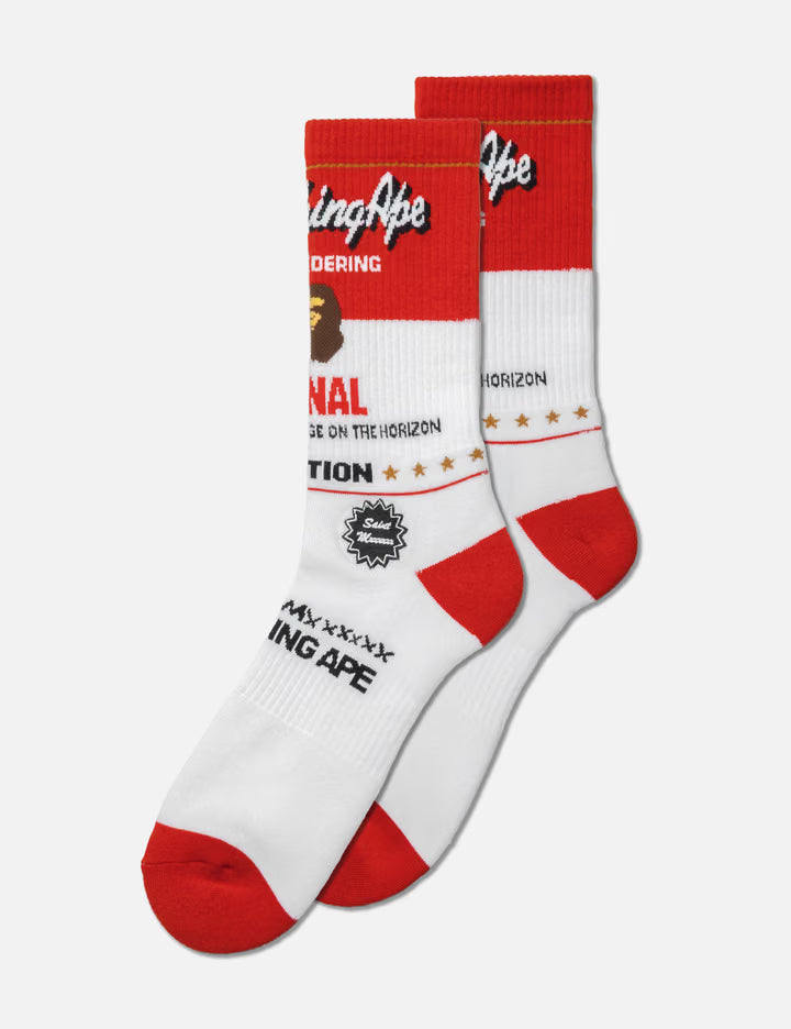 SAINT Mxxxxxx X BAPE Socks