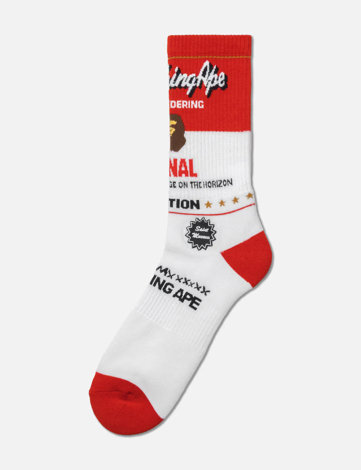 SAINT Mxxxxxx X BAPE Socks