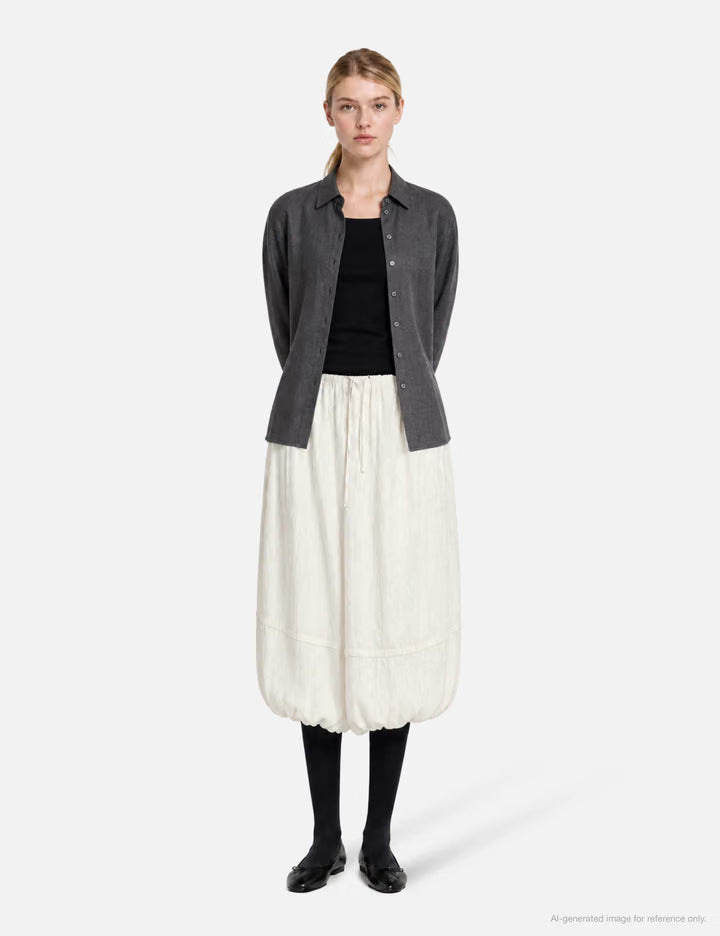 Satin Skirt Pants