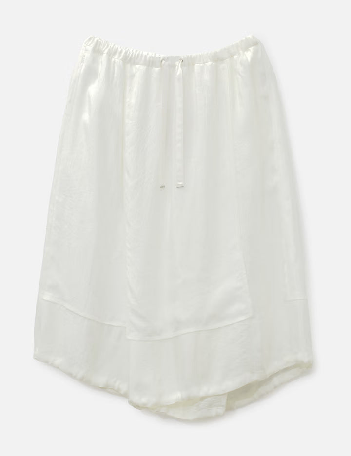 Satin Skirt Pants