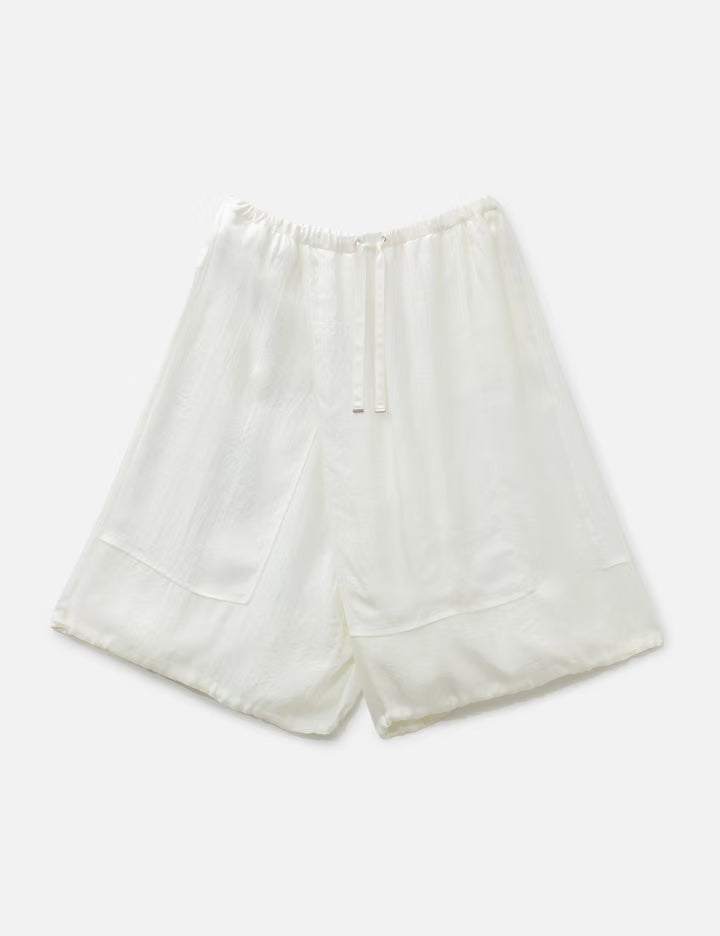 Satin Skirt Pants