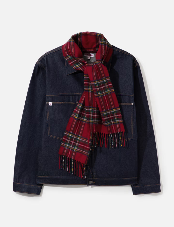 Scarf Denim Jacket