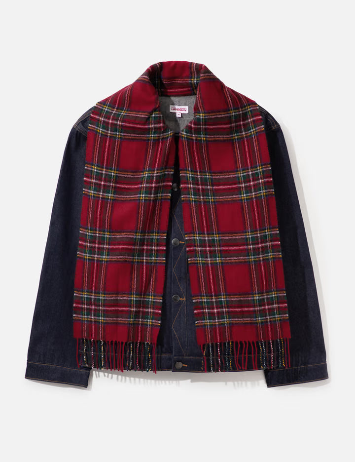 Scarf Denim Jacket