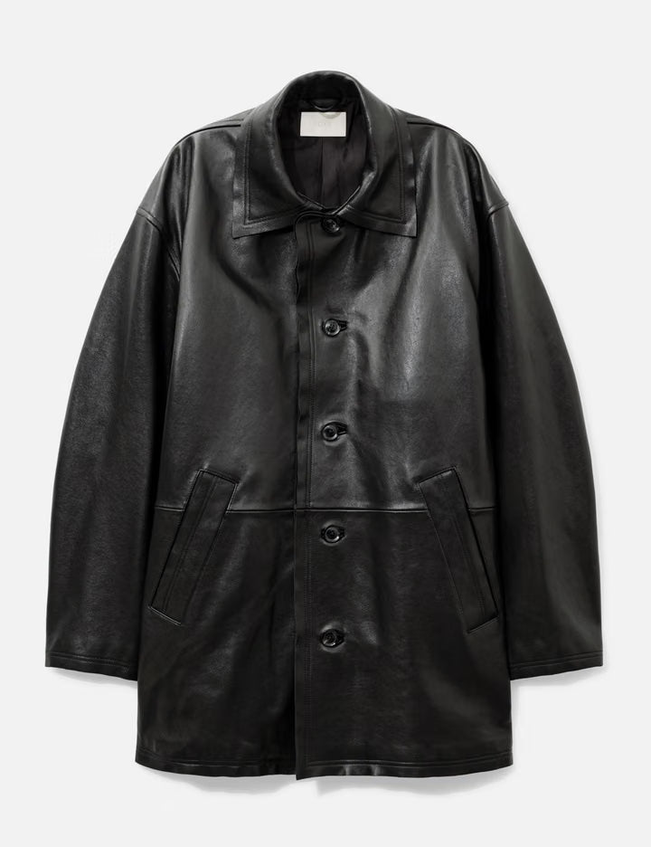 Sheep Leather Cut Off Car Coat