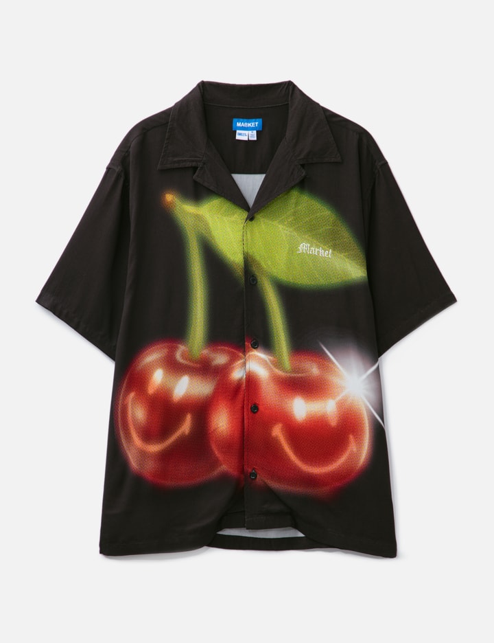 Smiley Cherries Ss Button-up