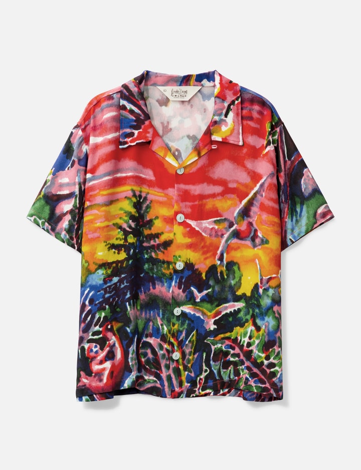 Forgotten Forest Short Sleeve Button Up Shirt