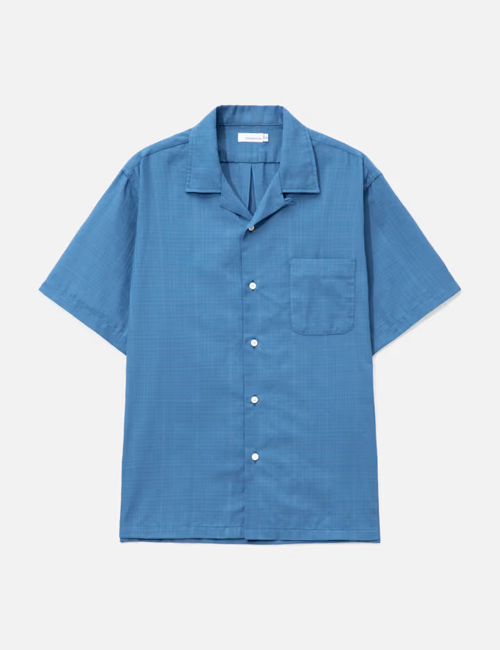 Open Collar Panama S/S Shirt