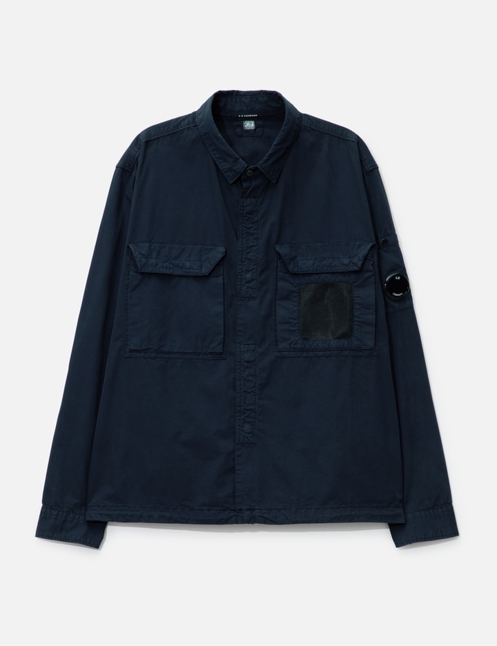 Organic Gabardine Lens Overshirt