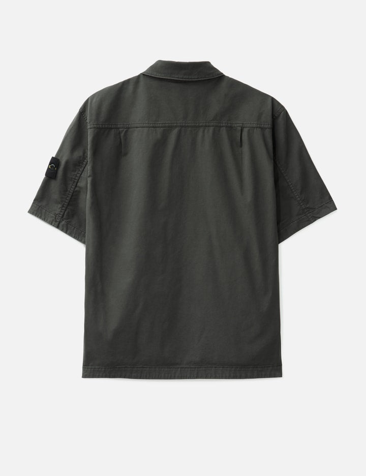 Supima® Cotton Twill Stretch-TC Short-sleeve Overshirt