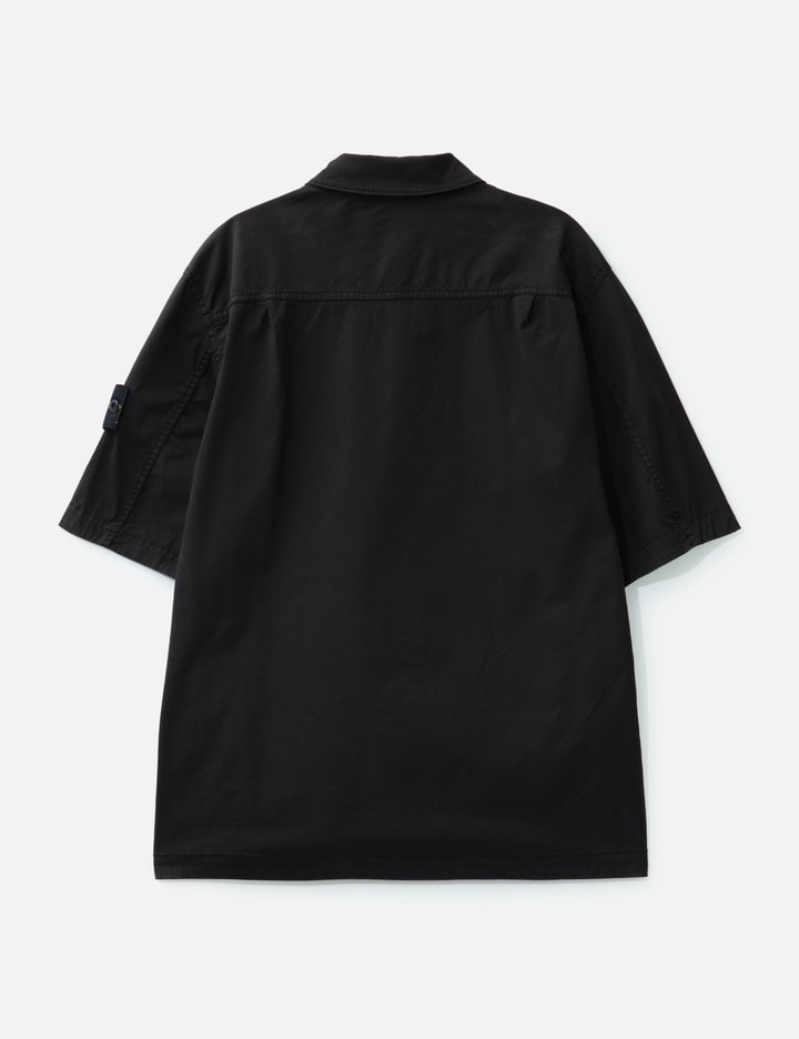 Supima® Cotton Twill Stretch-TC Short-sleeve Overshirt