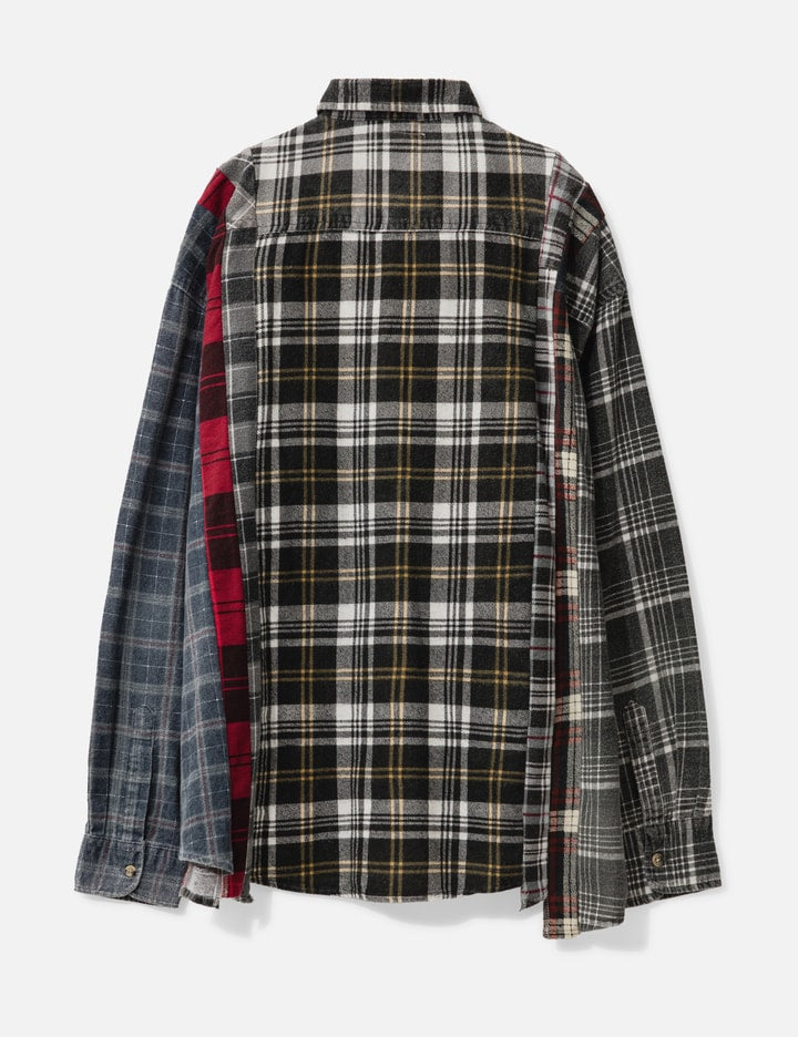 7 Cuts Wide Flannel Shirt