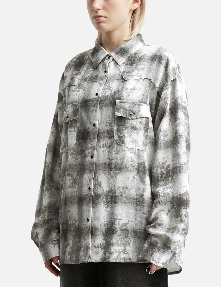 Vintage Smudged Check Shirt