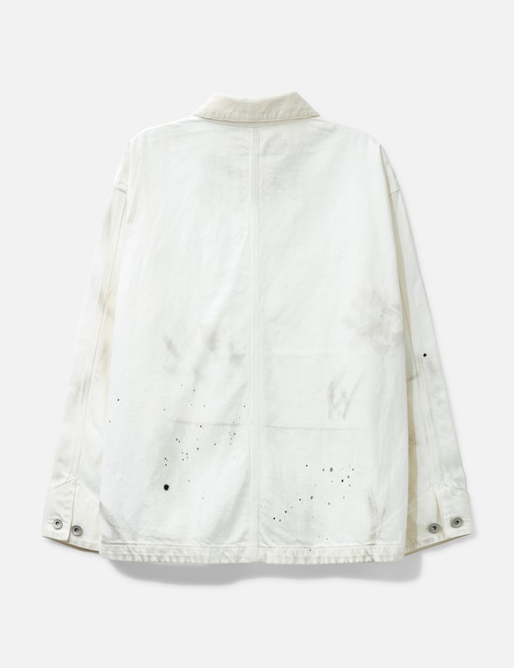 "Black & White" Washed Coverall Jacket