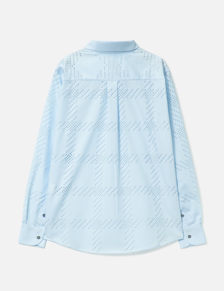 Laser Check Perforated Shirt