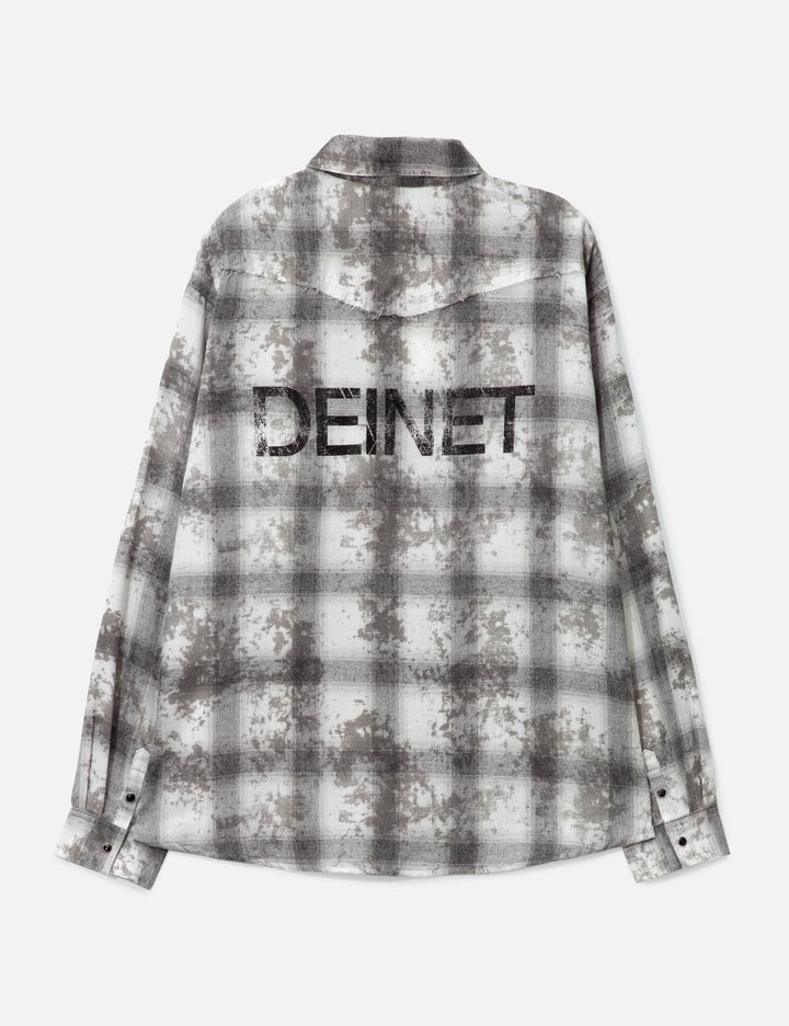 Vintage Smudged Check Shirt