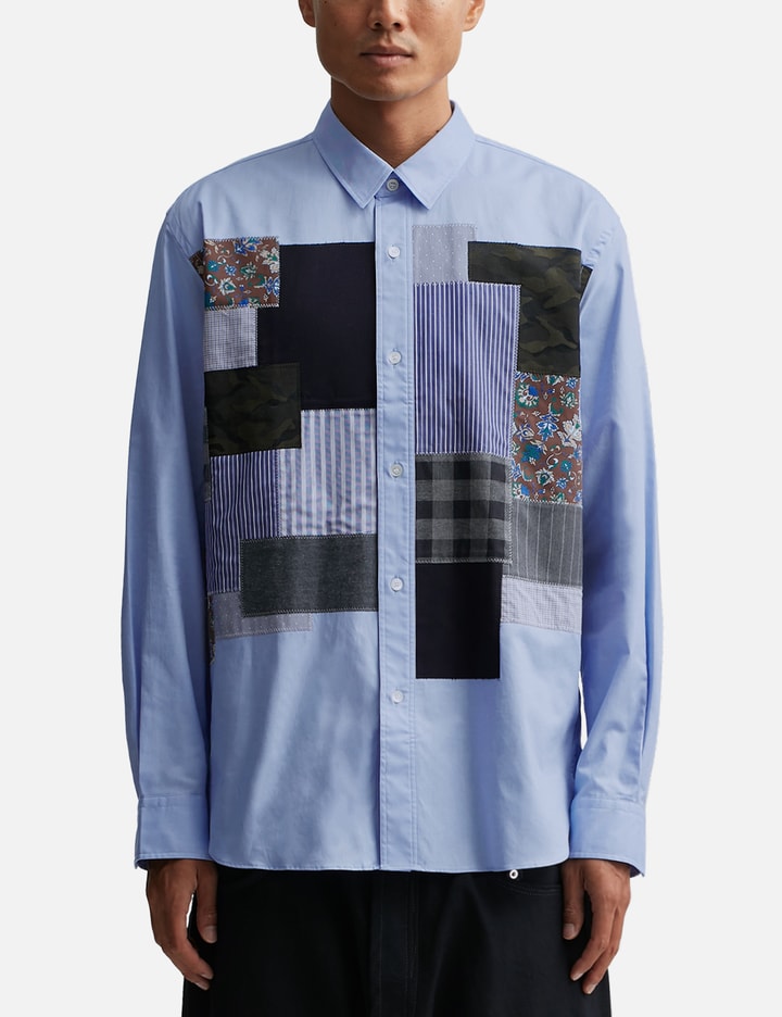 Patchwork Long Sleeve Shirt