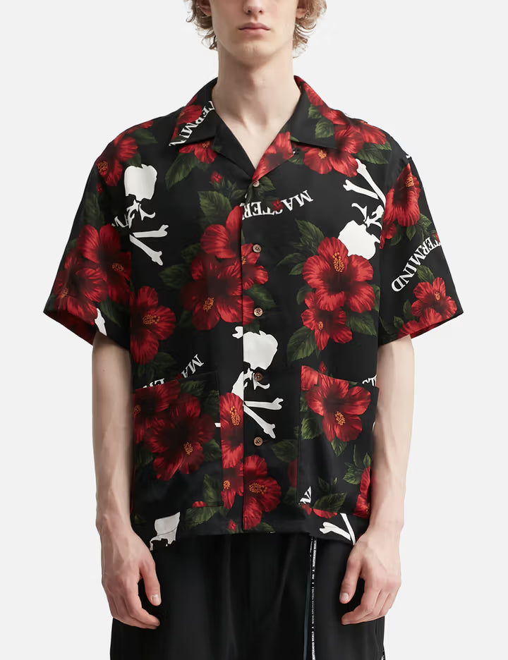 Hibiscus Washable Silk SS Shirt