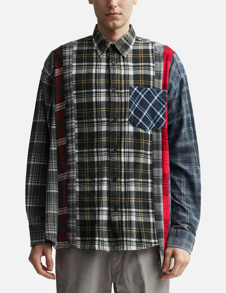 7 Cuts Wide Flannel Shirt