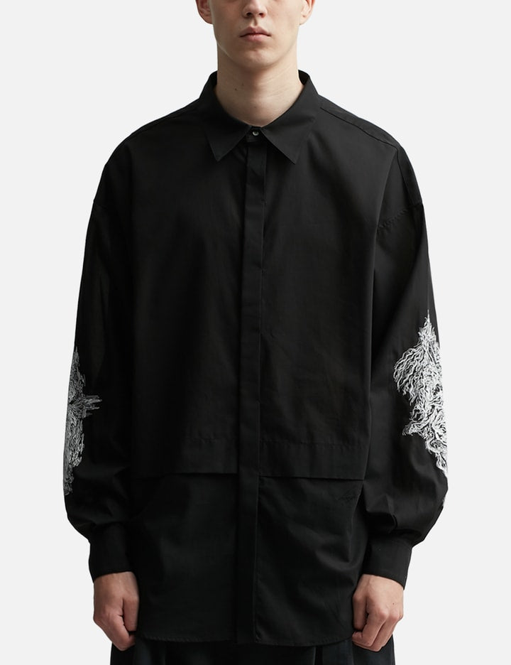 Night Thieves Embroidered Cocoon Shirt