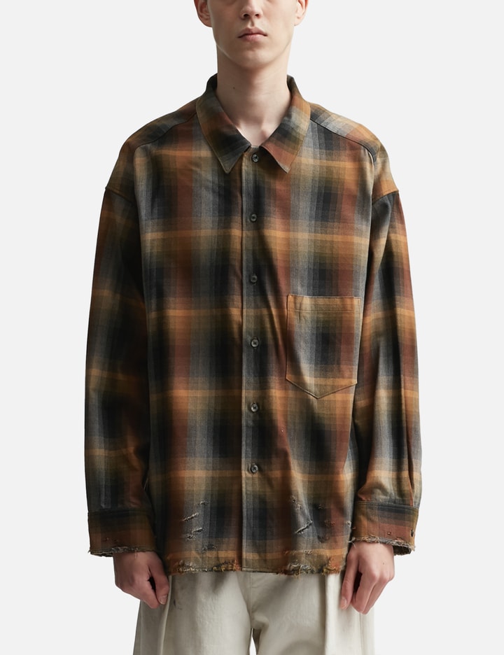 R/C Check Crash Long Sleeve Shirt