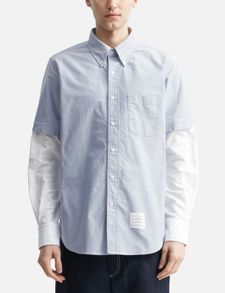 Oxford Stacked Sleeve Shirt